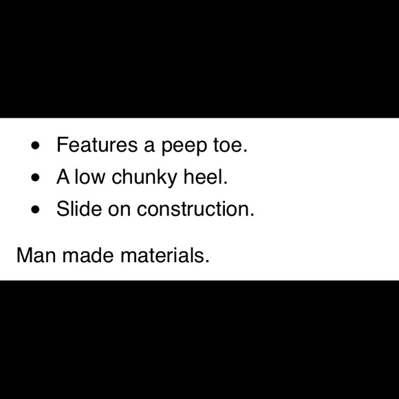 Restock💕 Bella Blush Chunky Heel Mule💕Sale - Picture 5 of 5